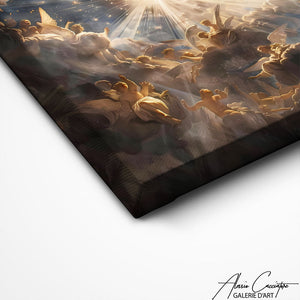 TABLEAU BAROQUE PEINTURE Alessio Cacciatore