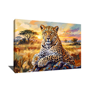 Grand Tableau Leopard