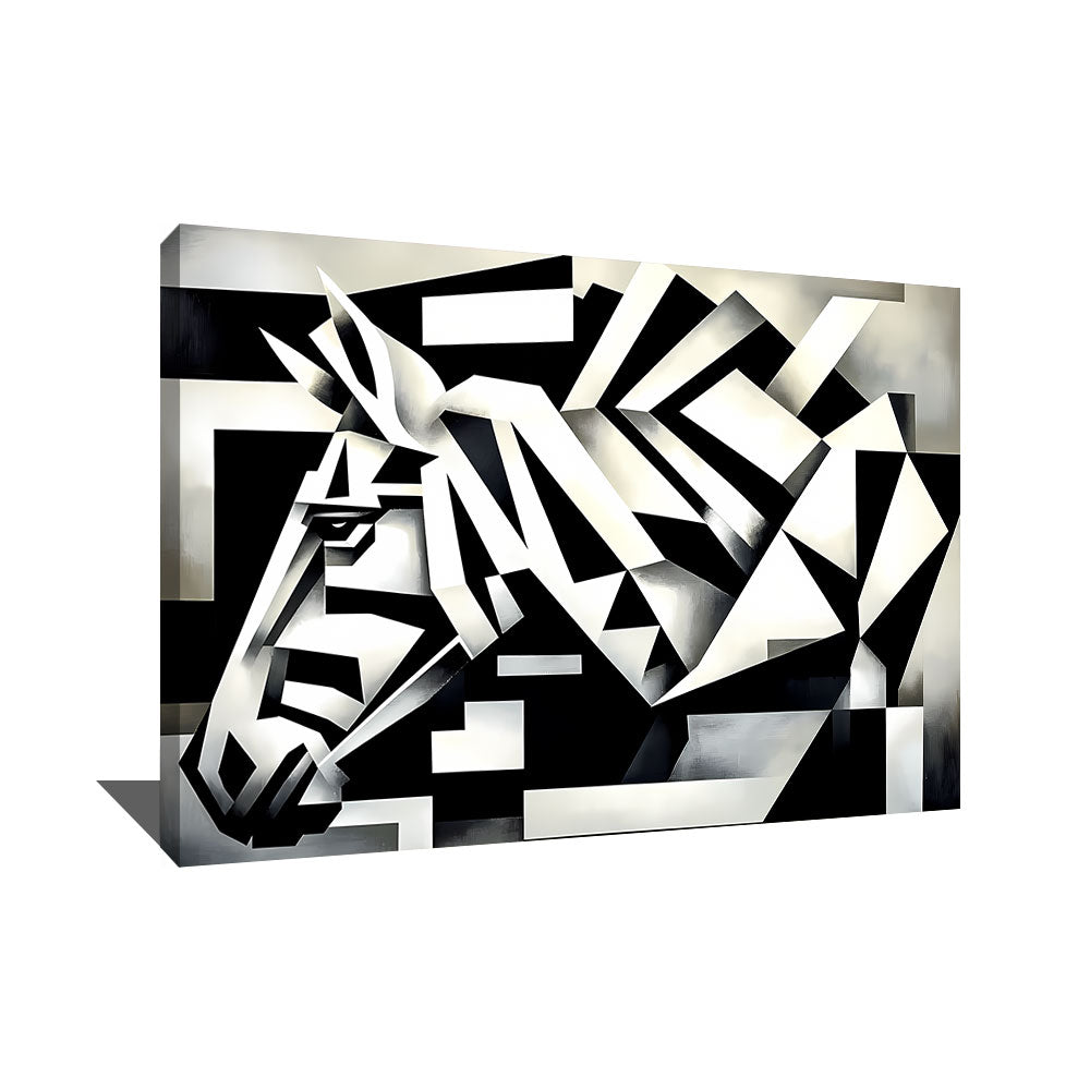 Tableau Géométrique Noir Et Blanc