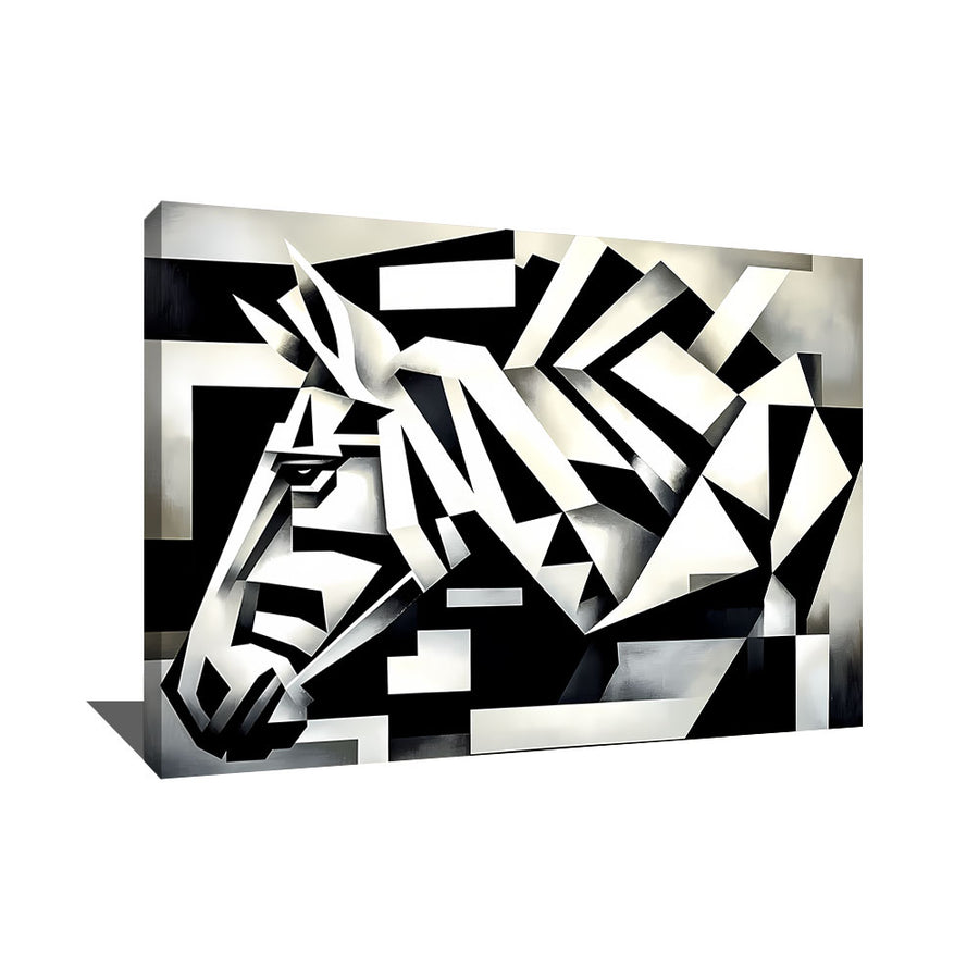Tableau Géométrique Noir Et Blanc