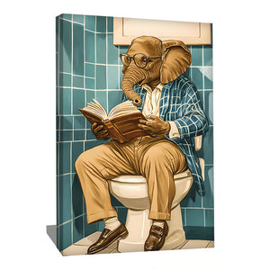 TABLEAU HUMORISTIQUE POUR WC