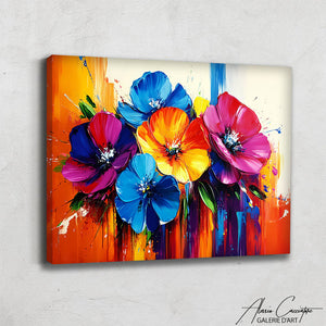TABLEAU FLEURS MODERNES Alessio Cacciatore