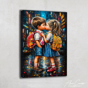 Couple Amoureux Peinture