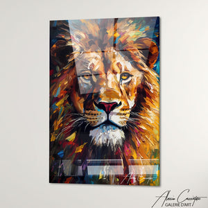 TABLEAU LION MODERNE Alessio Cacciatore