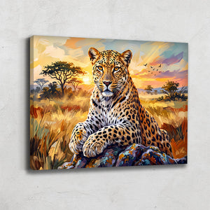 Grand Tableau Leopard
