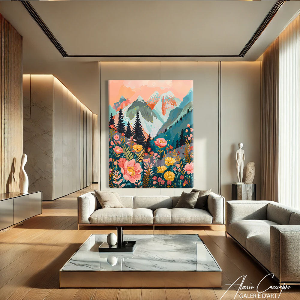 Tableau Paysage Montagne