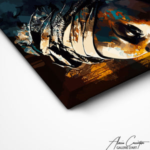TABLEAU AFRICAIN CONTEMPORAIN Alessio Cacciatore