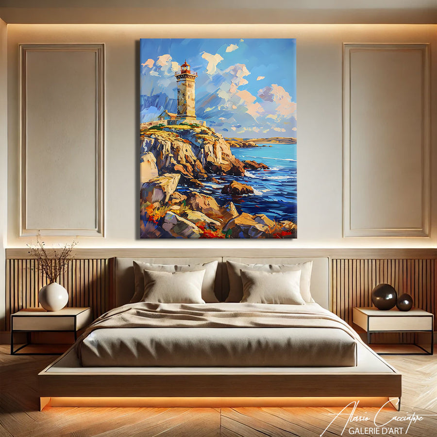 Tableau Mer Bretagne
– mise en situation