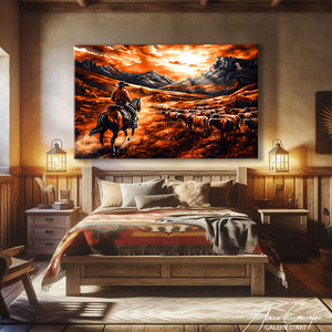 tableau cowboy