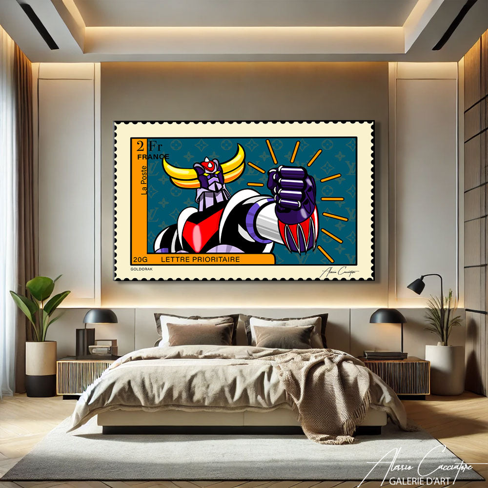 TABLEAU GOLDORAK POP ART