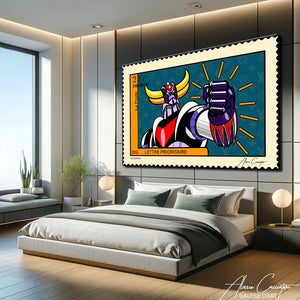 TABLEAU GOLDORAK COLORÉ