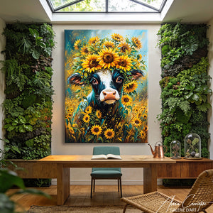 Affiche Peinture Vache