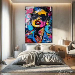 tableau street art portrait