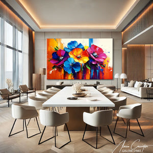 TABLEAU FLEURS MODERNES Alessio Cacciatore