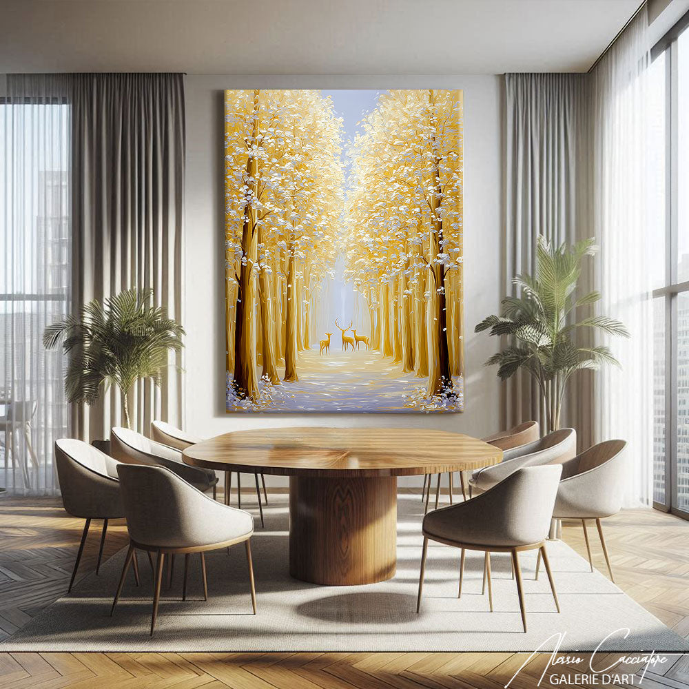 TABLEAU FORET ANIMAUX