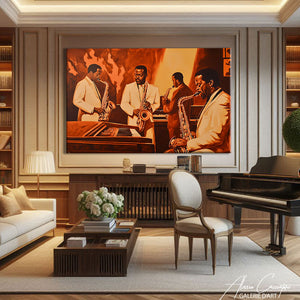 Tableau Musique Vintage