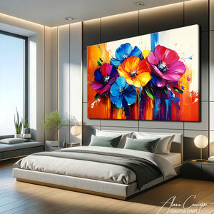 TABLEAU FLEURS MODERNES Alessio Cacciatore