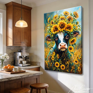 Décoration Murale Peinture Vache