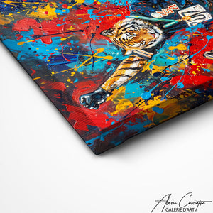 TABLEAU TIGRES BLACK POWER Alessio Cacciatore