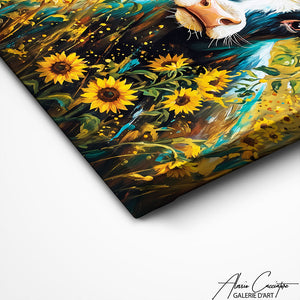 Art Mural Peinture Vache