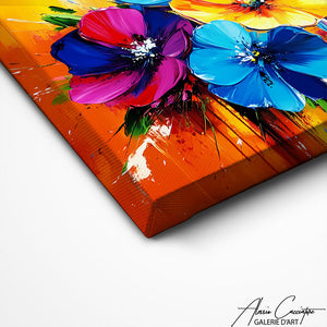 TABLEAU FLEURS MODERNES Alessio Cacciatore