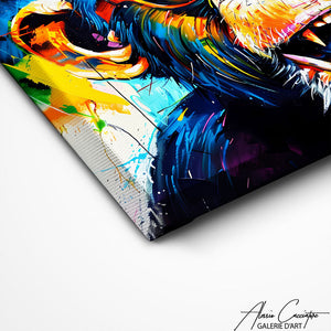 TABLEAU SINGE LUNETTE Alessio Cacciatore