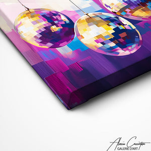 TABLEAU TRIPTYQUE DISCO Alessio Cacciatore