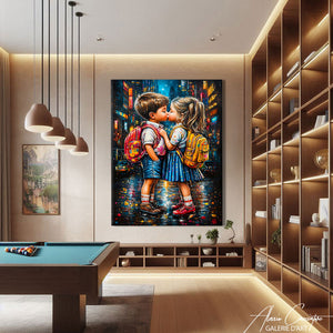 tableau urbain coloré