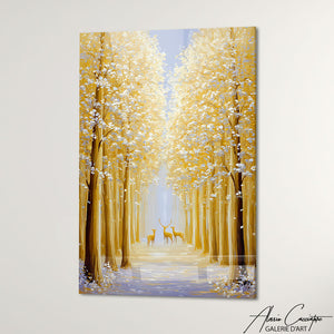 TABLEAU FORET ANIMAUX AlessioCacciatore
