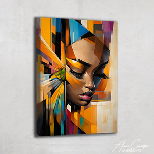 Tableau Femme Africaine Contemporain