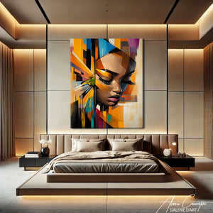 Tableau Femme Africaine Contemporain