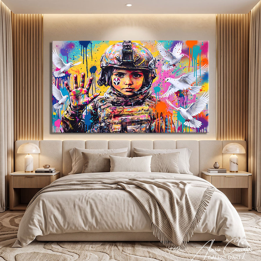 Toile De Street Art – mise en situation