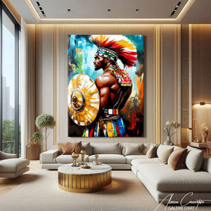 TABLEAU CHEVALIER AFRICAIN AlessioCacciatore