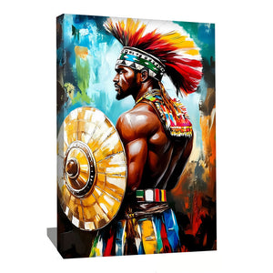 TABLEAU CHEVALIER AFRICAIN AlessioCacciatore