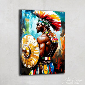 TABLEAU CHEVALIER AFRICAIN AlessioCacciatore