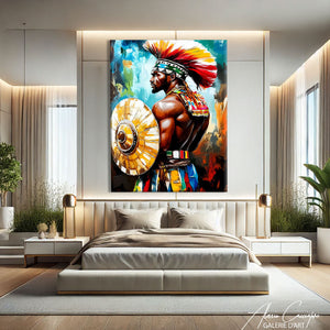 TABLEAU CHEVALIER AFRICAIN AlessioCacciatore