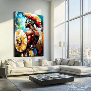 TABLEAU CHEVALIER AFRICAIN AlessioCacciatore