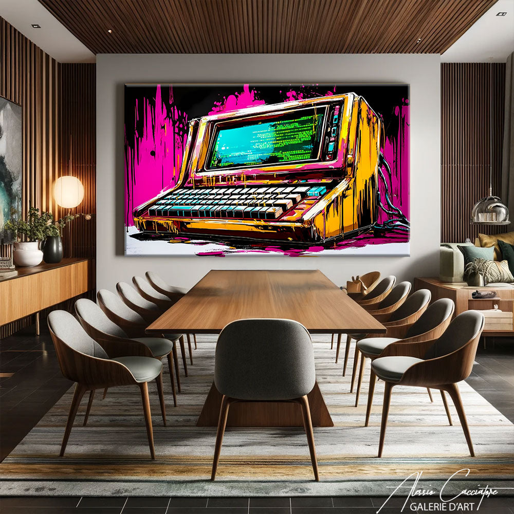 TABLEAU MACHINE GRAFFITI