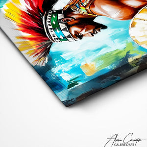 TABLEAU CHEVALIER AFRICAIN AlessioCacciatore