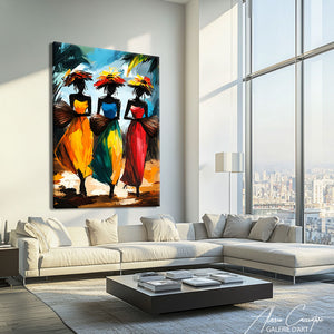 Tableau Femme Colorés