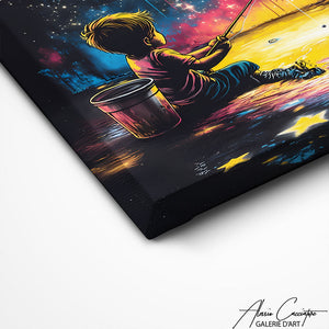TABLEAU STREET ART UNIVERS Alessio Cacciatore