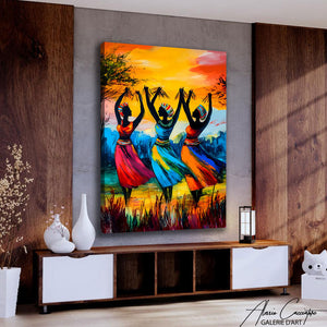 TABLEAU AFRICAIN TRADITIONNELLE AlessioCacciatore