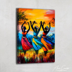TABLEAU AFRICAIN TRADITIONNELLE AlessioCacciatore