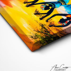 TABLEAU AFRICAIN TRADITIONNELLE AlessioCacciatore