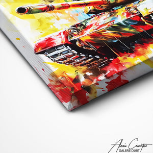 TABLEAU ABSTRAIT POP ART Alessio Cacciatore