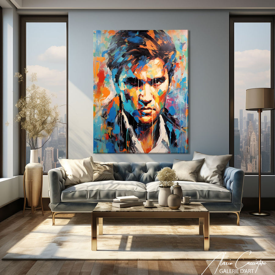 toile elvis presley – mise en situation