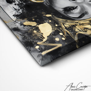 TABLEAU AFRICAIN VISAGE AlessioCacciatore