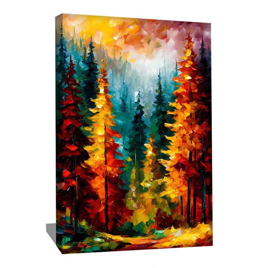 TABLEAU FORET DE PINS AlessioCacciatore