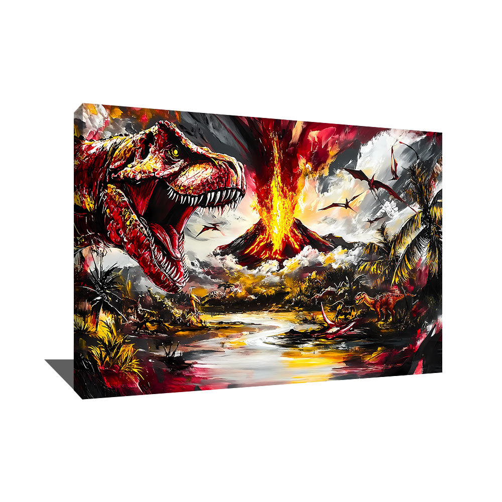 Toile Murale Dinosaure