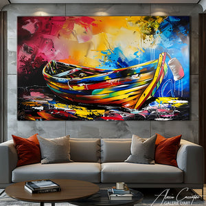 Tableau Barque de Pêcheur